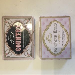 Two too faced eyeshadow pallets!